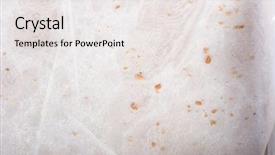  Presentation with partchment paper texture - PPT theme featuring texture of used baking paper background and a white colored foreground
