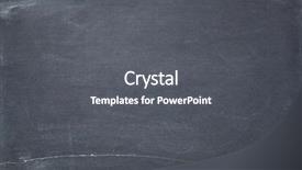  Presentation with slate - Audience pleasing theme consisting of texture of vintage slate blackboard backdrop and a dark gray colored foreground