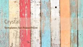  Presentation with vintage retro - Slides consisting of texture-of-vintage-wood-boards background and a lemonade colored foreground