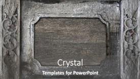  Presentation with old wood planks - Slides enhanced with texture-of-vintage-wood-boards background and a gray colored foreground