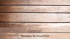  Presentation with brown wood texture - Slide deck with texture-of-vintage-wood-planks background and a coral colored foreground