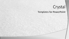  Presentation with white sparkle - PPT theme having texture of white snow sparkling background and a white colored foreground