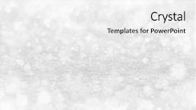  Presentation with white snow - Presentation design featuring texture of white snow sparkling background and a white colored foreground