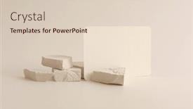  Presentation with minimal - Presentation featuring texture-stone-platform-eco-podium background and a lemonade colored foreground