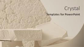  Presentation with minimal - Presentation featuring texture-stone-platform-eco-podium background and a soft green colored foreground