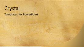  Presentation with party orange color - Audience pleasing slides consisting of texture stucco of ochre color backdrop and a yellow colored foreground