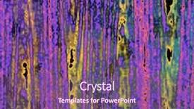  Presentation with graffiti - Presentation design having texture stylised under a graffiti background and a violet colored foreground