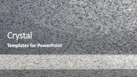  Presentation with black road - PPT theme enhanced with texture with a white stripe background and a gray colored foreground