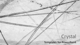  Presentation with road bike - Presentation featuring textured-background-of-vehicle-traces background and a light gray colored foreground