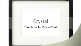  Presentation with picture frame - Slide deck with textured-black-picture-frame background and a white colored foreground