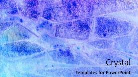  Presentation with abstract watercolor - Amazing theme having textured blue watercolor backdrop and a light blue colored foreground