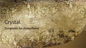  Presentation with burnt - Presentation theme enhanced with textured old grungy paper background and a  colored foreground