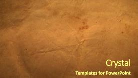  Presentation with old brown paper texture - Cool new slides with textured paper with tattered edge backdrop and a  colored foreground