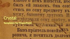  Presentation with old paper - Theme enhanced with textured paper with tattered edge background and a  colored foreground