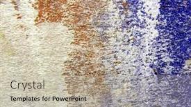  Presentation with watercolor - Cool new presentation with textured watercolor 3 backdrop and a mint green colored foreground