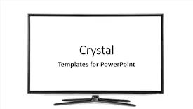  Presentation with ankle monitor - Audience pleasing presentation theme consisting of tft - monitor isolated on white backdrop and a white colored foreground