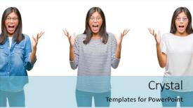  Presentation with asian - Audience pleasing slide deck consisting of thai celebration - collage of asian young woman backdrop and a light blue colored foreground