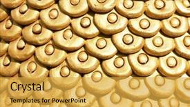  Presentation with decor - Slides featuring thai king royal - gold decor background and a yellow colored foreground