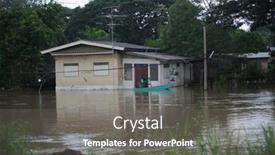  Presentation with ayutthaya - Presentation theme with thailand-ayutthaya-october-25-flood background and a gray colored foreground
