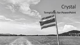 Presentation with wake up and be awesome - Cool new presentation theme with thailand flag with boat wake backdrop and a light gray colored foreground