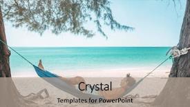  Presentation with teenage - Presentation design featuring thailand free - teenage boy chilling in hammock background and a mint green colored foreground