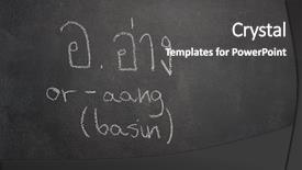  Presentation with thai language - PPT layouts enhanced with educa o - thai letter written with white background and a  colored foreground