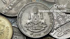  Presentation with royal - Presentation having thailand the royal golden jubilee background and a gray colored foreground