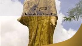  Presentation with thailand - Amazing presentation theme having thailand-wat-bang-phra backdrop and a light blue colored foreground