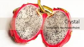  Presentation with dragon fruit - Cool new presentation with thanh - dragon-fruit backdrop and a coral colored foreground