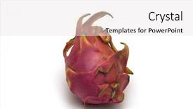  Presentation with pitahaya - Presentation theme featuring thanh - pitahaya on white background background and a  colored foreground