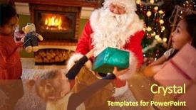  Presentation with race - PPT theme having thank black - mixed race children gathered background and a tawny brown colored foreground