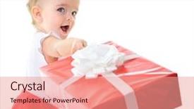  Presentation with new baby girl - PPT layouts having thank giving - holidays baby girl make background and a  colored foreground