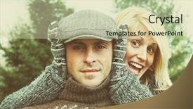  Presentation with fun - Amazing slide deck having vintage old rusty key on the wooden board backdrop and a  colored foreground.