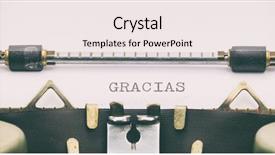  Presentation with work the word in your life - Slides having old paper spanish paper - close-up of of word gracias background and a sky blue colored foreground