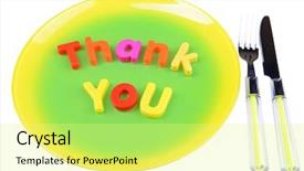  Presentation with white marble plate marble - Presentation theme featuring thank questions - plate with inscription isolated background and a blonde colored foreground