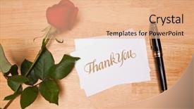  Presentation with rose wood - Cool new slides with you card pen and red backdrop and a coral colored foreground