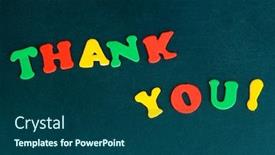  Presentation with school board - PPT layouts enhanced with thank-you-message-written background and a ocean colored foreground