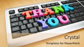  Presentation with thank - Amazing slides having thank you message backdrop and a coral colored foreground