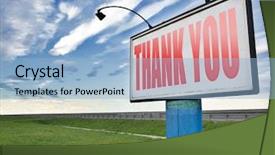  Presentation with gratitude - PPT layouts with thank you vary much many background and a light blue colored foreground