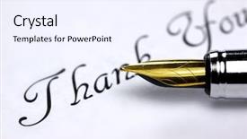  Presentation with thank - Presentation design having thank you background and a sky blue colored foreground