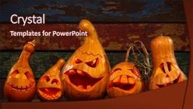  Presentation with scary halloween - Audience pleasing slide deck consisting of thanksgiving - scary jack o lantern halloween backdrop and a wine colored foreground