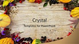  Presentation with auto repair out text - Amazing presentation theme having thanksgiving borders - autumn frame space for text backdrop and a soft green colored foreground