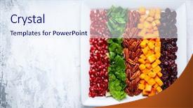  Presentation with pumpkin seeds - PPT layouts enhanced with thanksgiving christmas or any background and a sky blue colored foreground