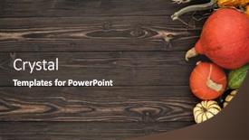  Presentation with greeting card - PPT theme having thanksgiving-day-greeting-card background and a dark gray colored foreground