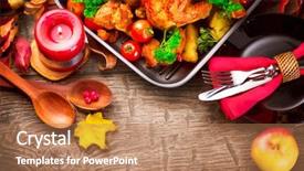  Presentation with thanksgiving dinner - Amazing presentation having thanksgiving dinner roasted turkey garnished backdrop and a coral colored foreground