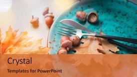  Presentation with thanksgiving dinner - Beautiful presentation featuring thanksgiving dinner thanksgiving wooden table backdrop and a red colored foreground