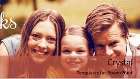  Presentation with thanksgiving or fall greeting - Presentation theme enhanced with thanksgiving greeting text against portrait background and a red colored foreground