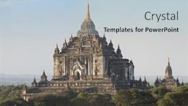  Presentation with myanmar bagan - Cool new slide set with that-byin-nyu-temple backdrop and a lemonade colored foreground