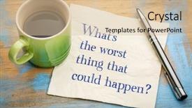  Presentation with case - Slides featuring that could happen worst case background and a lemonade colored foreground