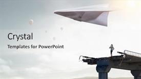  Presentation with freedom - Beautiful presentation featuring that feeling of freedom mixed backdrop and a  colored foreground